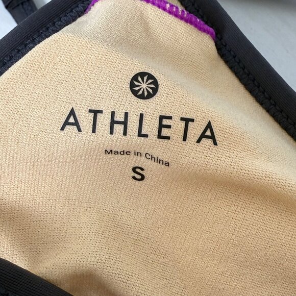 Athleta Shorebreak Swim Dress Womens Sz S Purple Bombay Racerback Activewear - Picture 8 of 11